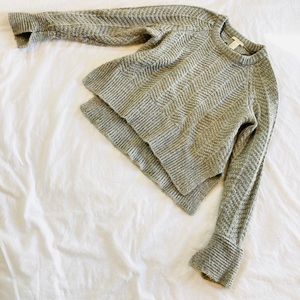 H&M  Cropped Knit Sweater